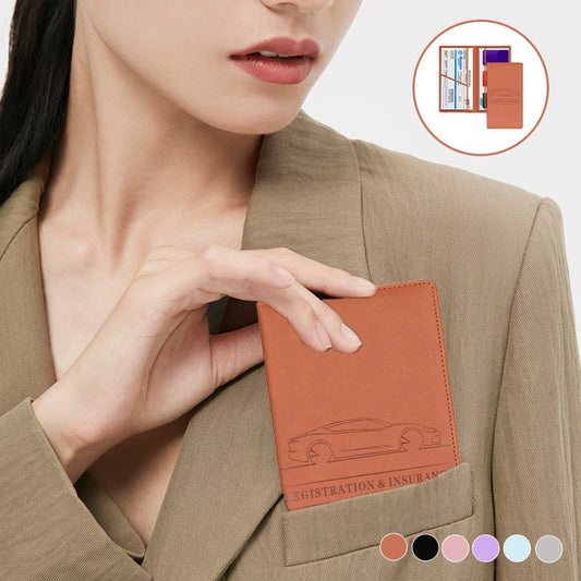 ⏳LAST DAY SALE 50% OFF!!✨✨Car Registration & Insurance Card Holder