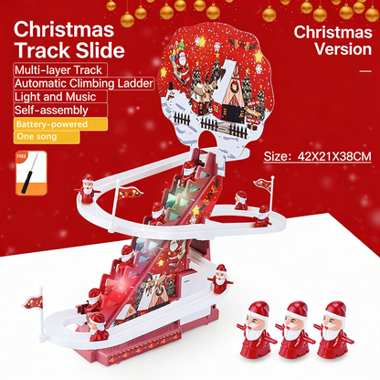 🎄🎅CHRISTMAS SALE 50% OFF!!🎁🎅Santa Electric Slide Climbing Toys for Automatic Stairs🛷