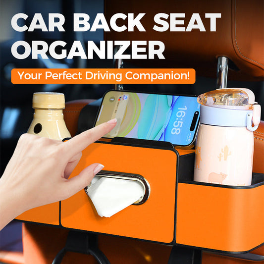 🎁Last day to get 50% off✨Multifunctional & Waterproof Car Back Seat Organizer