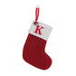 🔥HOT SALE -49% OFF🔥"Cozy Knit Socks, Embroidered Candy Gift Bag, Letter Christmas Stocking - Perfect for the Little Ones!"