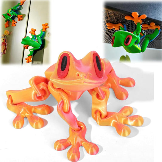 🎅Big Sale Last Day 50% OFF 🔥3D Printed Magnet Frog Toy