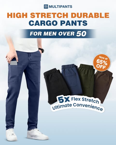 👍Last Day Sale 70% OFF🏆MultiPants – High Stretch Multi-pocket Durable Cargo Pants