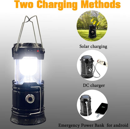 🔥LAST DAY SALE - 49% OFF🎁💡Solar Collapsible Portable LED Camping Lantern⚡