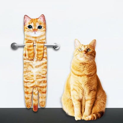 🎁Last Day Promotion 50% OFF✨😺Cute Cat Hand Towel🐾