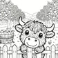 ⚡Black Friday Sales 🐮Highland Cow Coloring Book
