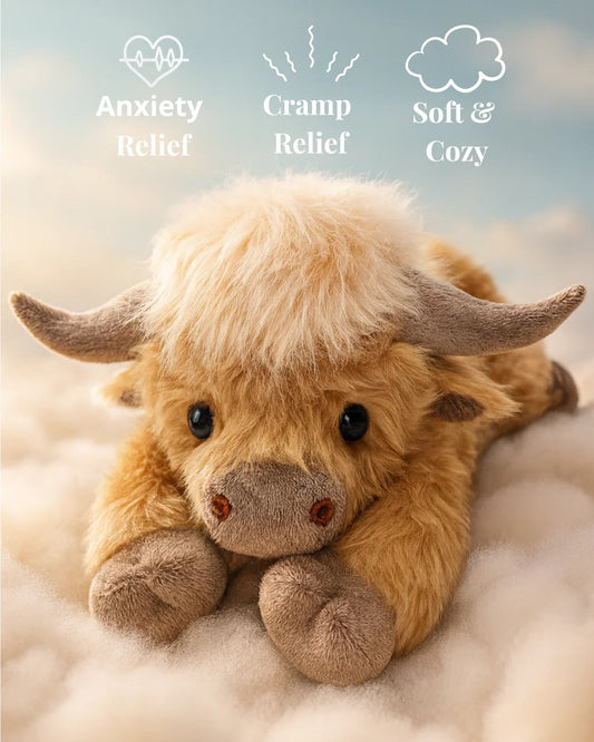 📢New Year Sale 60% OFF🐂🎁Cute Cartoon Highland Cow Cuddly Toy🏆High-quality Official Store