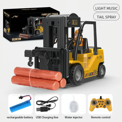 🔥Limited Time 40% Off 🔥RC Forklift with Lights Music Spray⏰Free shipping