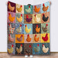 ⏰Christmas Sale 49% OFF💥🌲🎁Vintage Chicken Print Flannel Blanket🔥Fashionable and Comfortable Nap Blanket