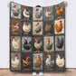 ⏰Christmas Sale 49% OFF💥🌲🎁Vintage Chicken Print Flannel Blanket🔥Fashionable and Comfortable Nap Blanket