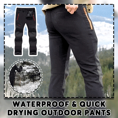 🏆LAST DAY SALE 50% OFF!!🔥Men's Insulated Water Resistant Warm Fleece Lined Ski Pants