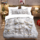 ⏳Limited-time 50% off⏰Festive Christmas 3-Piece Duvet Cover Set🛏️❤️